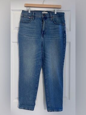 Madewell Straight-Leg Blue Denim Jeans